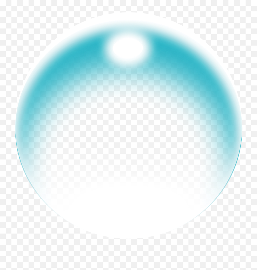 Soft Blue Bubble Png Transparent - Png See Through Bubble Emoji,Bubble Transparent