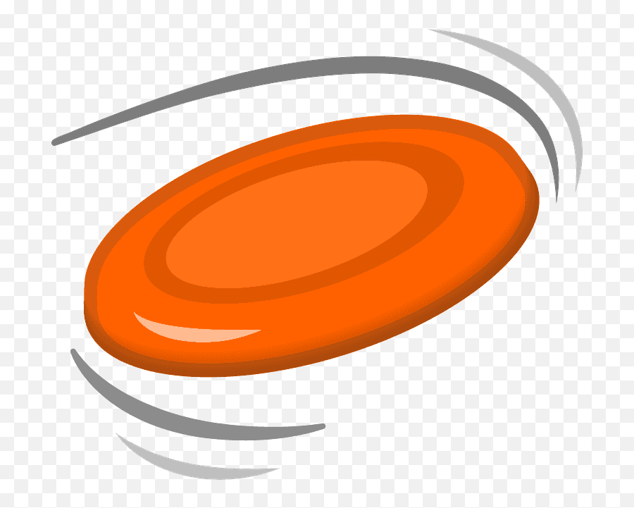 Flying Disc Emoji Clipart - Frisbee Emoji,Frisbee Clipart