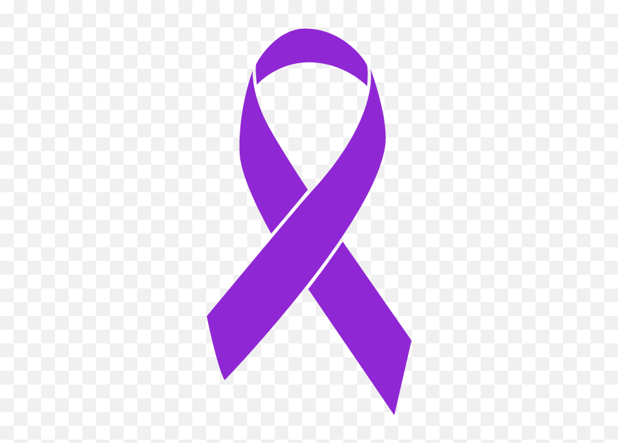 Cancer Ribbon Colors Emoji,Purple Ribbon Png