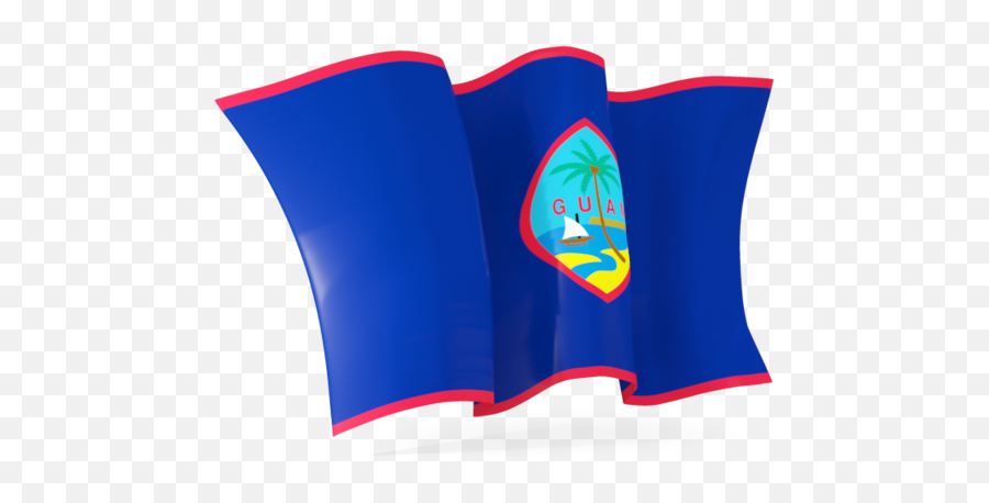 Waving Flag Illustration Of Flag Of Guam - Guam Flag Waving Emoji,Royalty Free Clipart For Commercial Use
