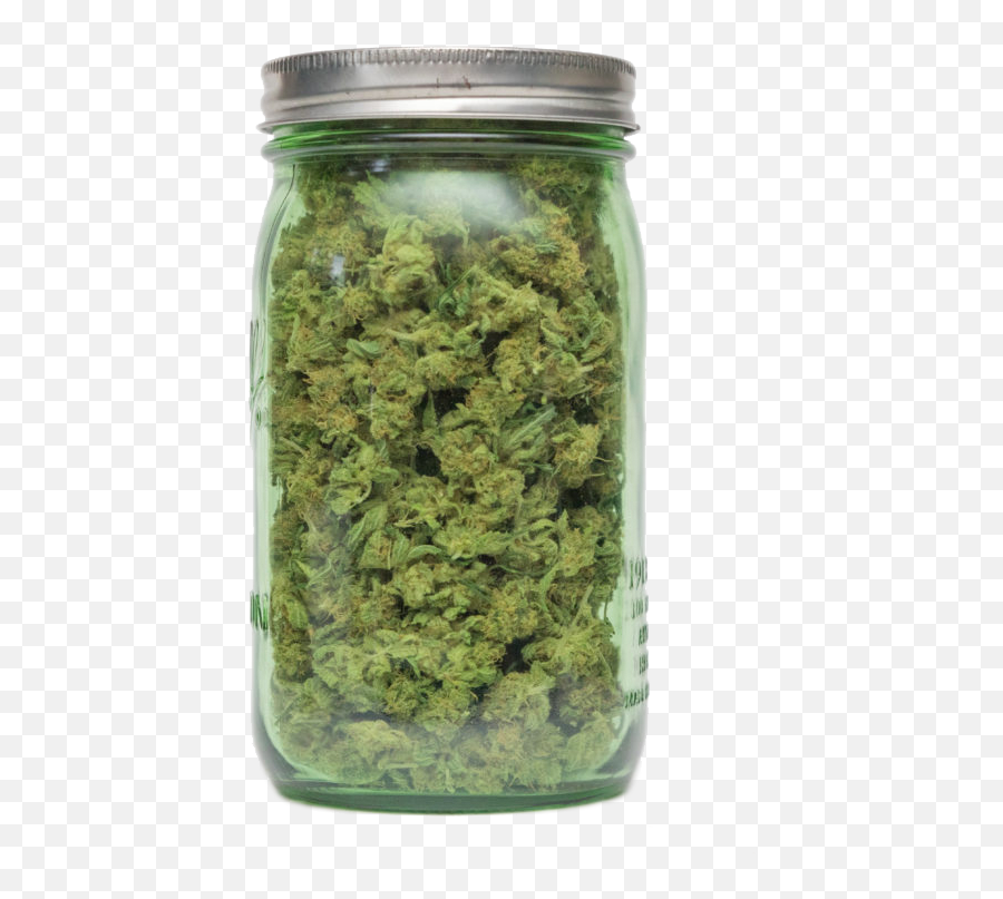 Cannabis Degradation Study - Jar Of Weed Emoji,Weed Png