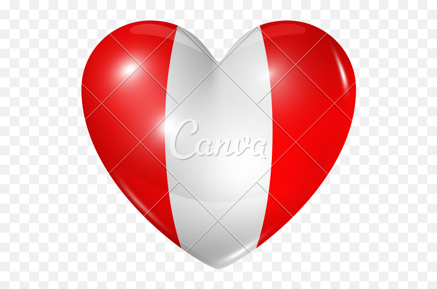 Love Peru Heart Flag Icon - Transparent Italian Flag Heart Emoji,Peru Flag Png