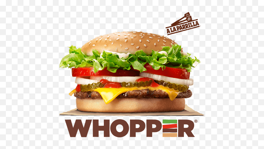 Download And King Whopper Sandwich Hamburger Fries - Burger King Emoji,Hamburger Transparent Background