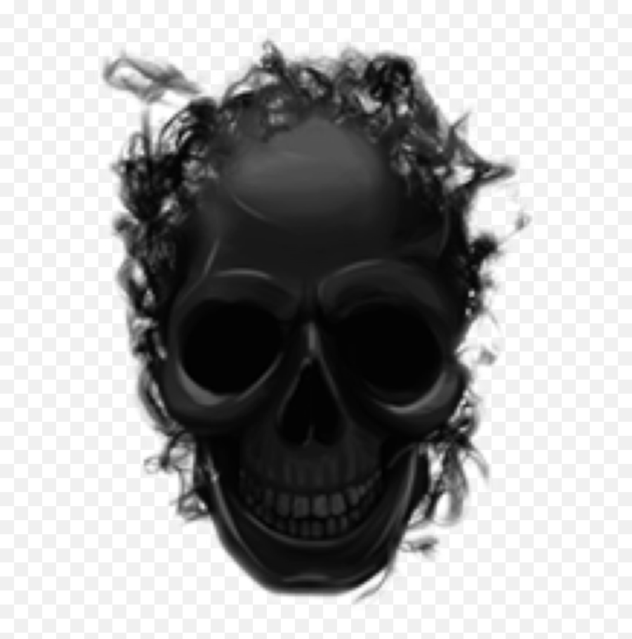 Smoke Skull Png - Black Smoke Skull Png Emoji,Black Smoke Transparent