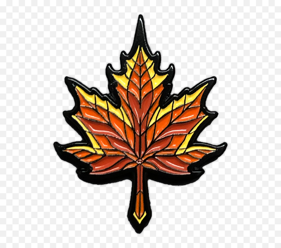 Maple Leaf Enamel Pin - Lovely Emoji,Maple Leaf Logo