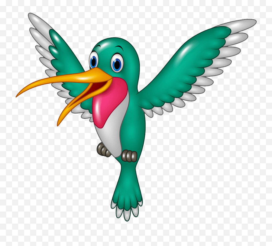 Happy Hummingbird Clipart Transparent - Humming Bird For Kids Emoji,Hummingbird Clipart