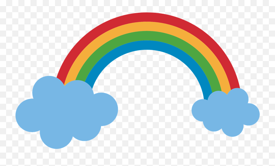Rainbow Clouds Color Nature Png Image - Arco Iris Desenho Arco Iris Vetor Png Emoji,Nature Png