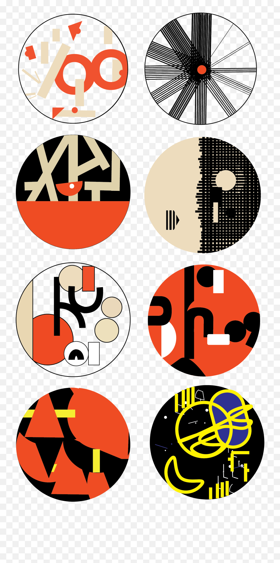 Bauhaus 100 Clockface - Circle Clipart Full Size Clipart Dot Emoji,100 Clipart
