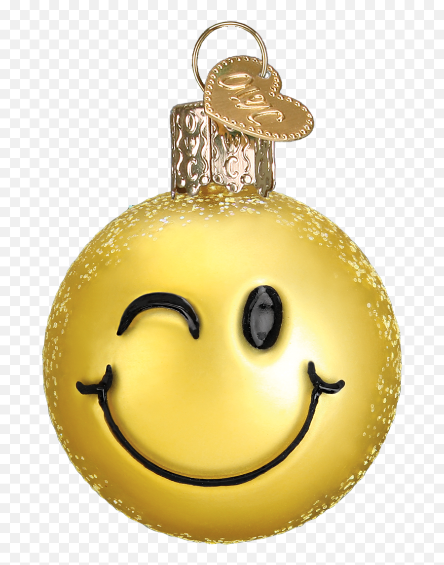 Download Mini Emoji Ornament Set - Old World Christmas Png,World Emoji Png