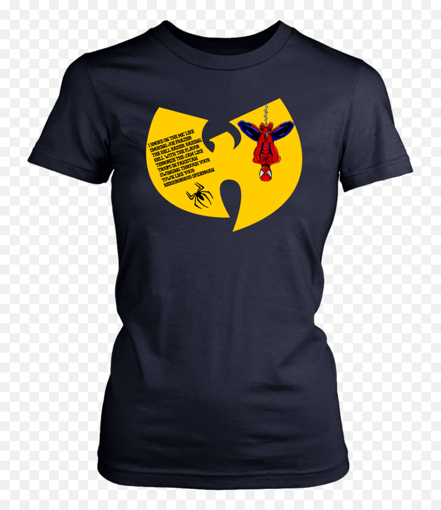 Wutang Clan Spiderman Protect Ya Neck - Group Therapy T Shirt Emoji,Wutang Logo