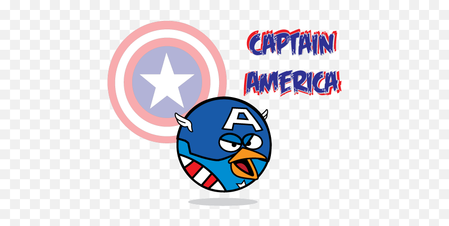 Marvel Superheroes Angry Bird Crossover List Emoji,Superheroes Logo List