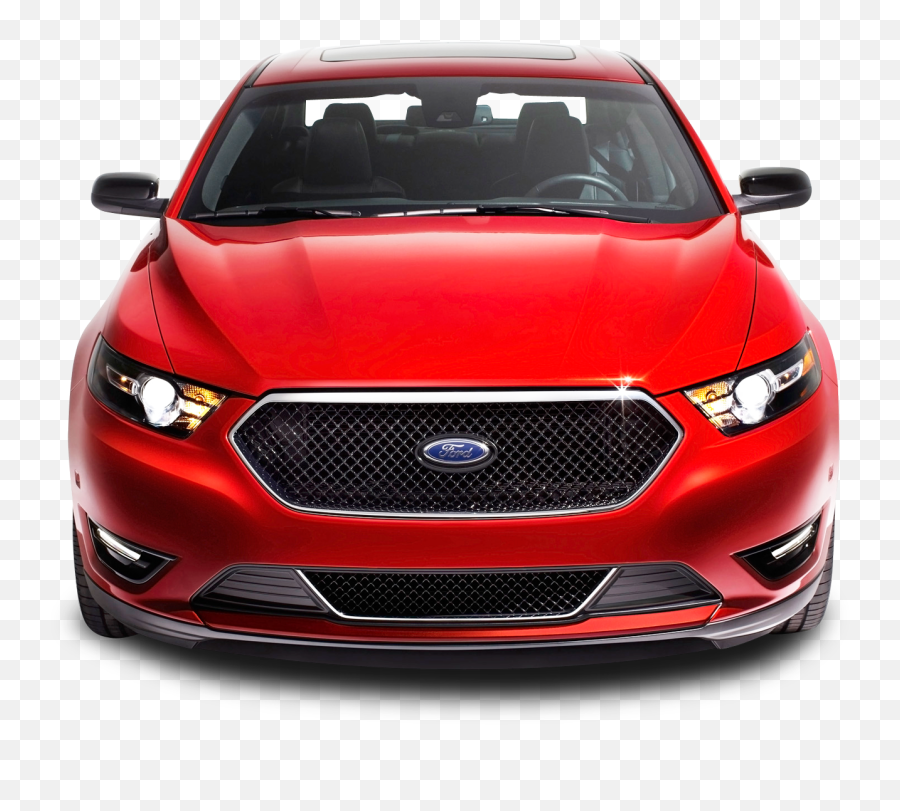 Red Ford Taurus Front Car Png Image - Ford Front Transparent Png Emoji,Car Png