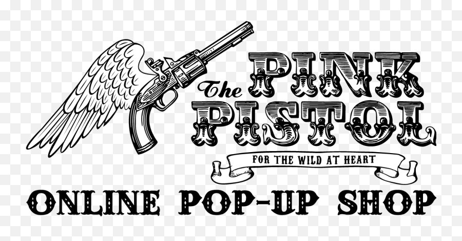 The Pink Pistol - Pink Pistol Emoji,Gun Logo