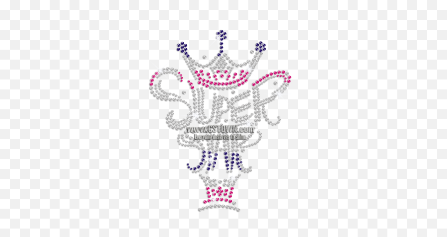 Download Super Star Crown Hotfix Rhinestone Design Motif Emoji,Super Crown Transparent