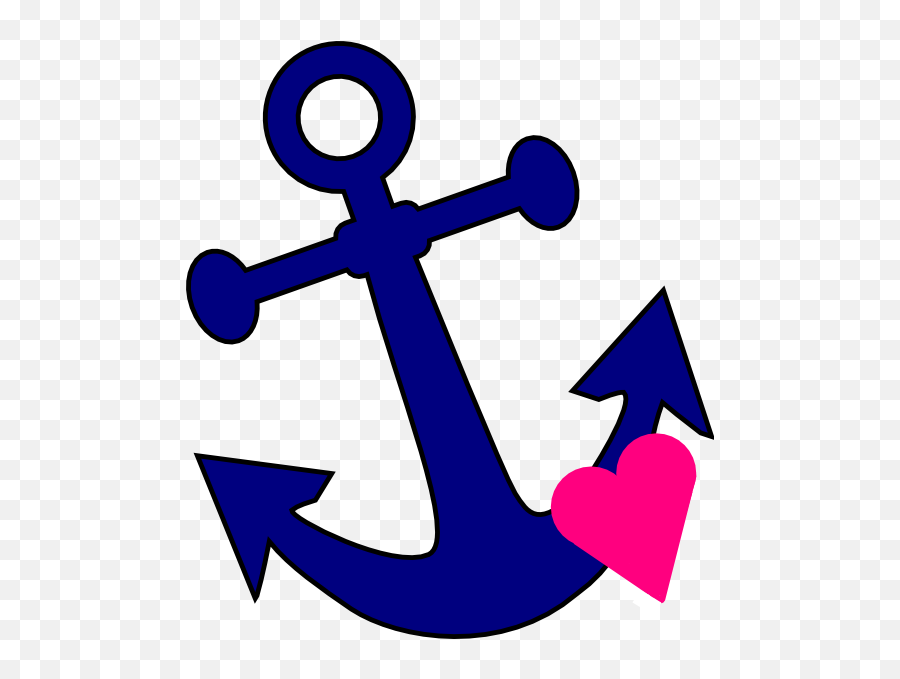 Cute Pink Anchor Clipart - Clipart Suggest Emoji,Cute Lighthouse Clipart