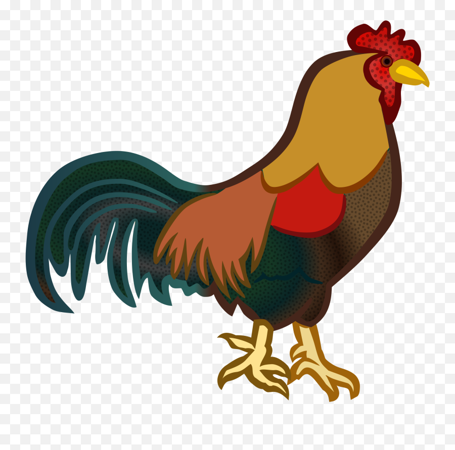 Male Clipart Hen Male Hen Transparent Free For Download On - Colored Chicken Svg Emoji,Chicken Clipart