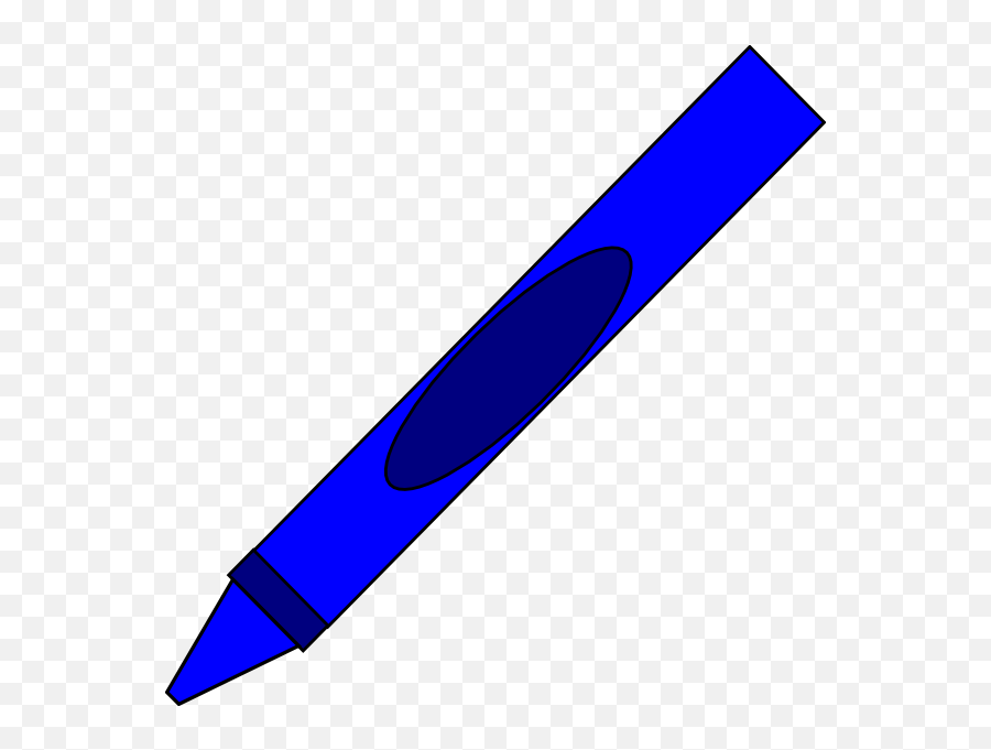 Blue Crayon Clip Art - Portable Network Graphics 600x600 Emoji,Crayola Png