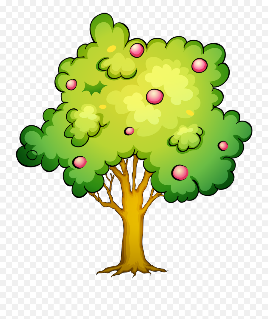 Apple Fruit Tree - Illustration Emoji,Apple Tree Clipart