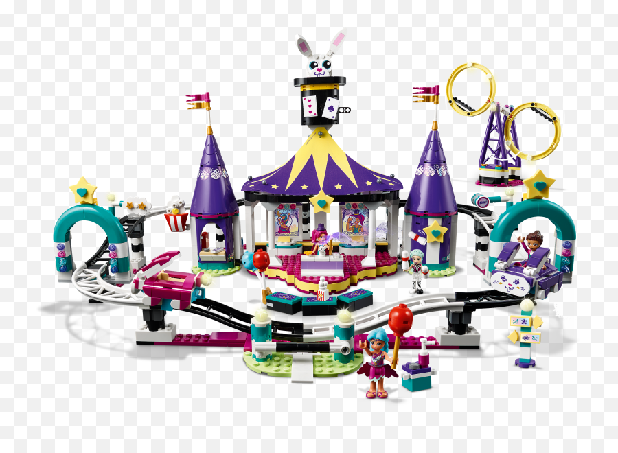 Magical Funfair Roller Coaster 41685 Friends Buy Online At The Official Lego Shop At Emoji,Magic Show Clipart