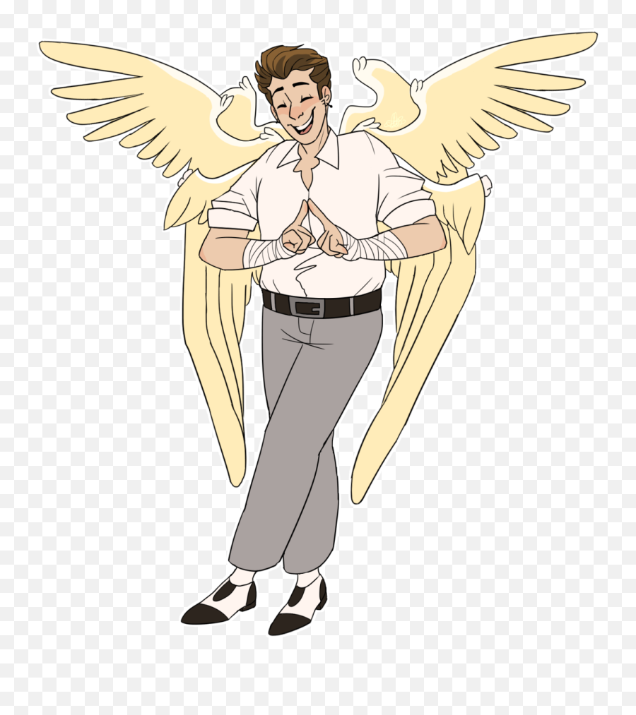 Angel Wings Png Tumblr - Cartoon Transparent Cartoon Jingfm Angel Emoji,Angel Wings Png