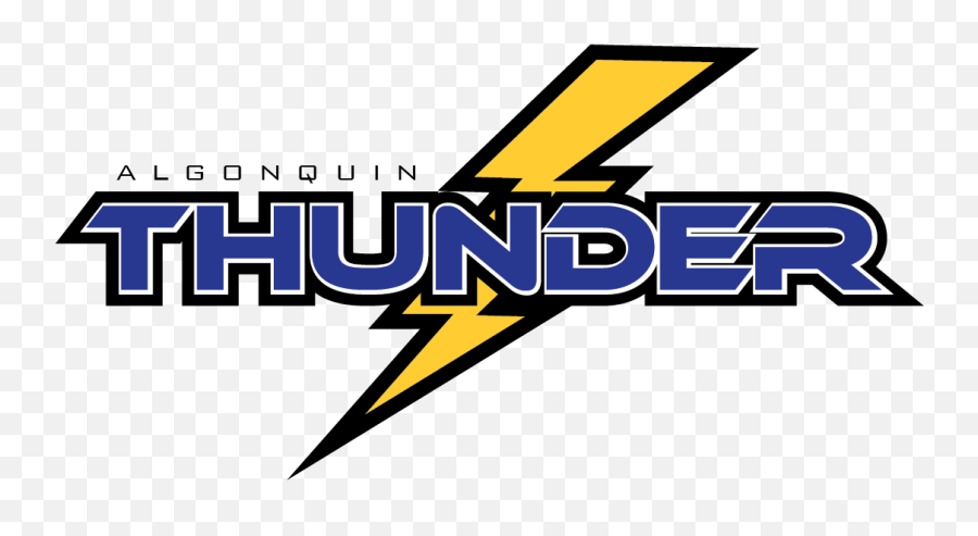 Algonquin Thunder Logo - Thunders Team Logo Design Emoji,Thunder Logo