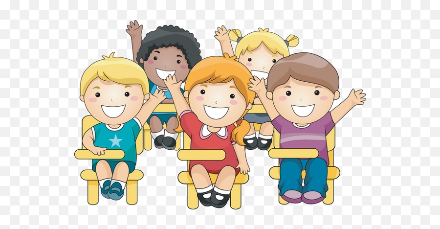 Download Cute Kids Transparent Hq Png Image Freepngimg - Cartoons Children At School Emoji,Cute Transparent