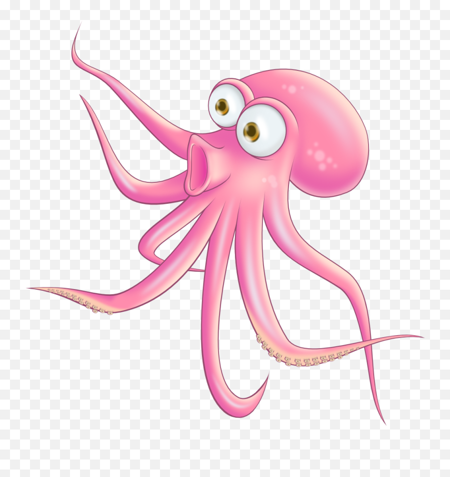 Octopus Free To Use Cliparts - Surprised Octopus Emoji,Octopus Clipart