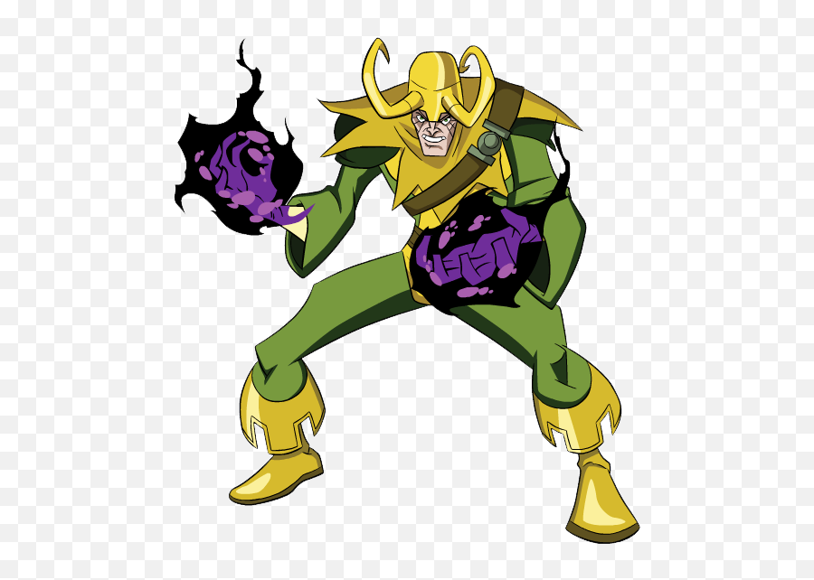 Transparent Villain Clipart - Loki Cartoon Png Emoji,Avengers Clipart