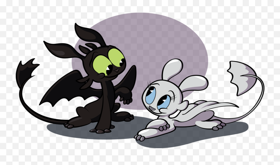 Light Fury Are So Cute - Cute Toothless And Light Fury Emoji,Toothless Png