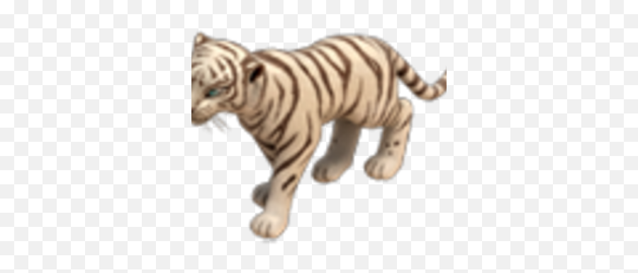 White Tiger - Animal Figure Emoji,White Tiger Png