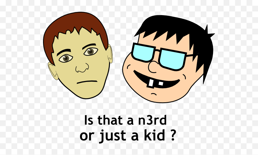 Nerd Kid Stereotype Clip Art At Clker - Pka With Ice Table Emoji,Nerd Clipart