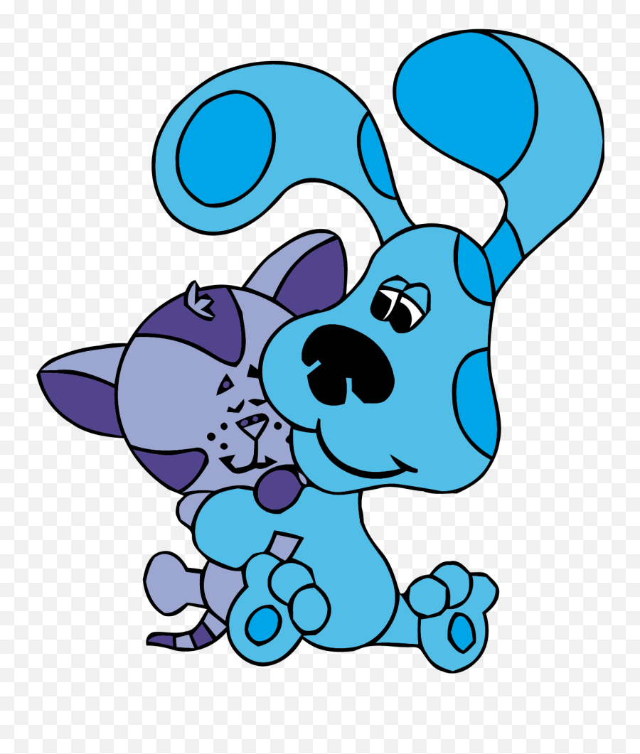 Download Blueu0027s Clues Clip Art Love Cat Clipart Png - Blues Blues Clues Cat Clipart Emoji,Blue's Clues Logo