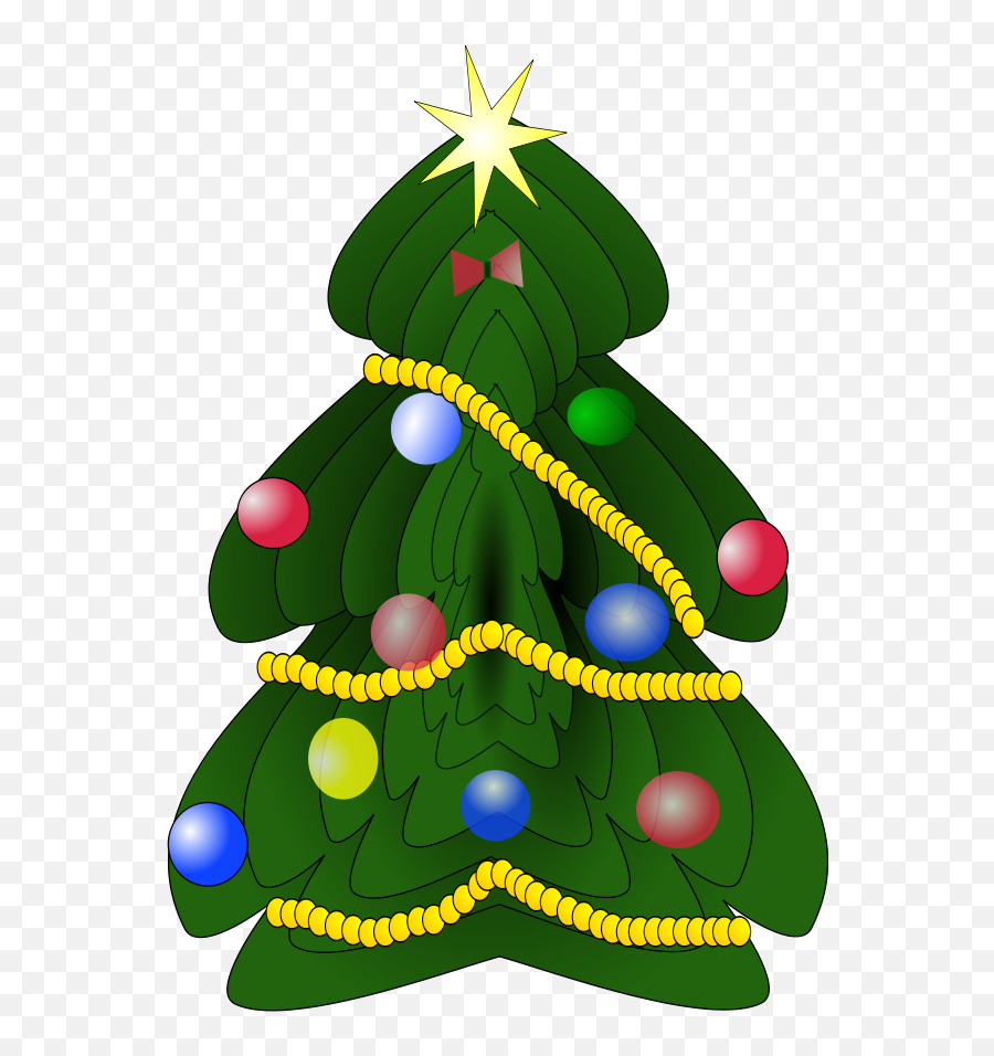 Christmas Tree Clipart - Christmas Tree Clipart Facing Emoji,Christmas Tree Clipart