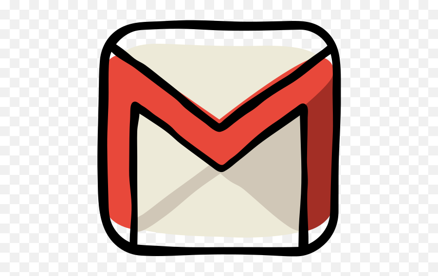 Communication Contact Email Gmail Letter Media Message - Hand Drawn Gmail Icon Emoji,Gmail Icon Png