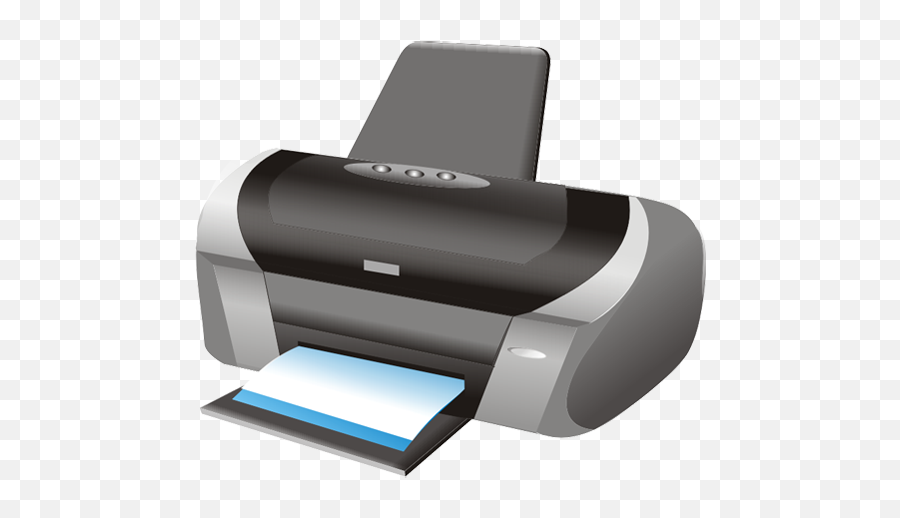 Printer Png Image - Transparent Background Printer Clip Art Emoji,Printing On Transparent