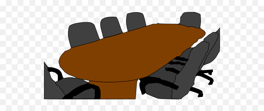 School Board Meeting Clipart - Clip Art Library Board Meeting Table Cartoon Emoji,Meeting Clipart