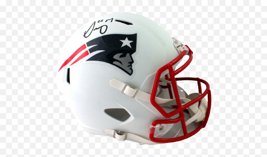 Sony Michel New England Patriots Signed - Patriots Emoji,Patriots Helmet Logo