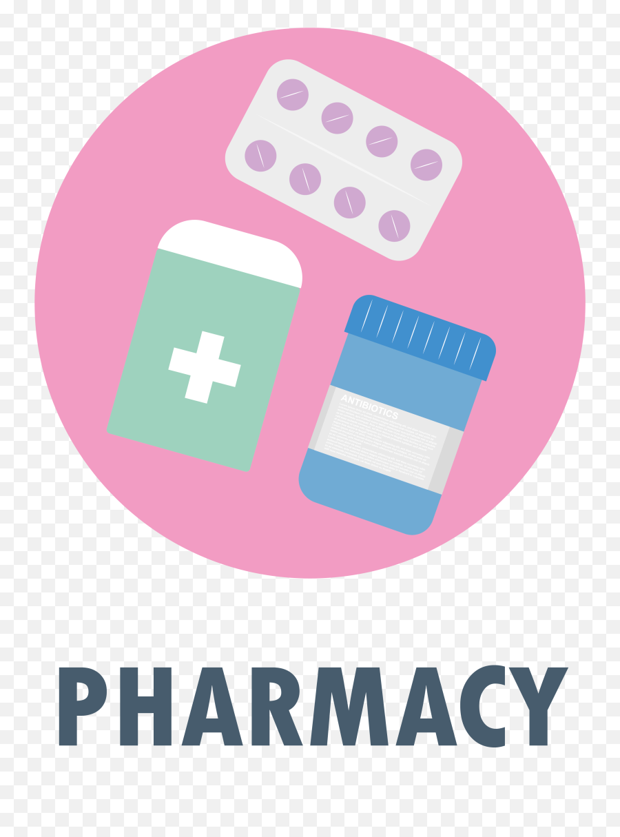 Background Lambang Farmasi Pink Clipart - Pharmacy Emoji,Pharmacists Clipart