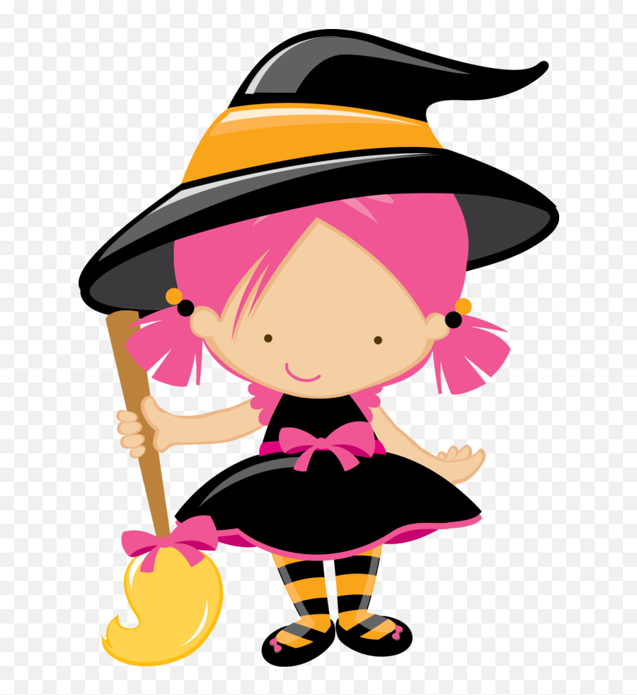 Witch Png - Cute Little Witch Emoji,Witch Clipart