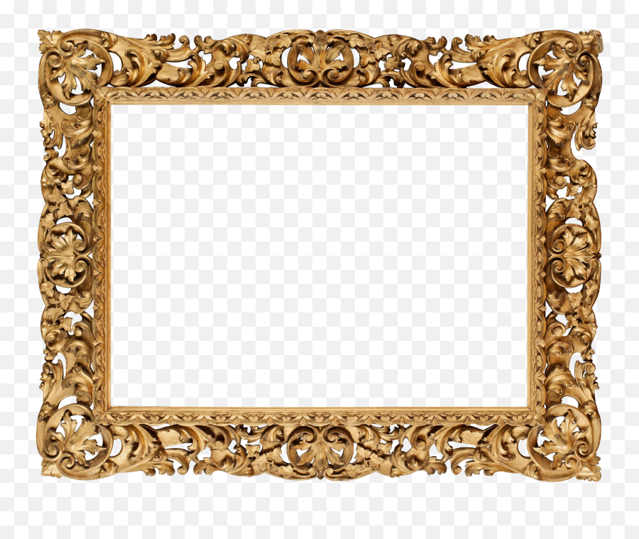 Gold Frame Png Emoji,Gold Borders Png