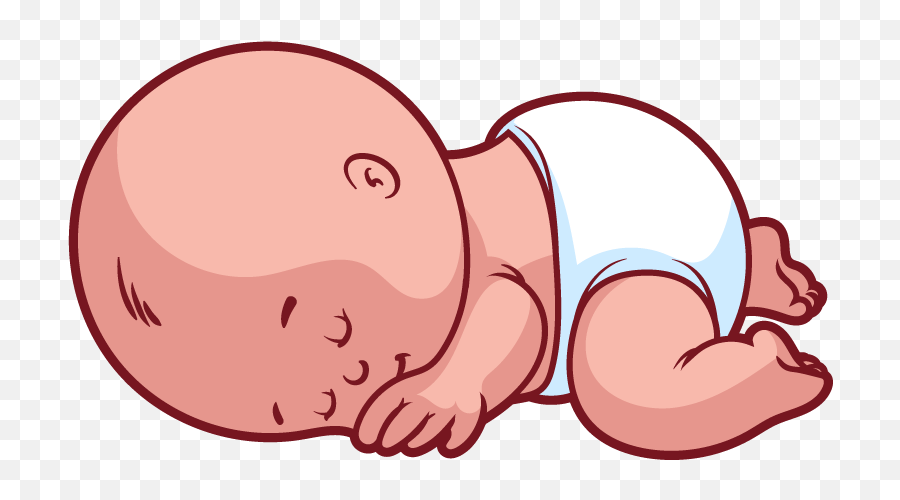 Diaper Cartoon Sleep Sleeping Transprent Png - Cute Baby Baby Sleeping Cartoon Png Emoji,Sleeping Baby Clipart