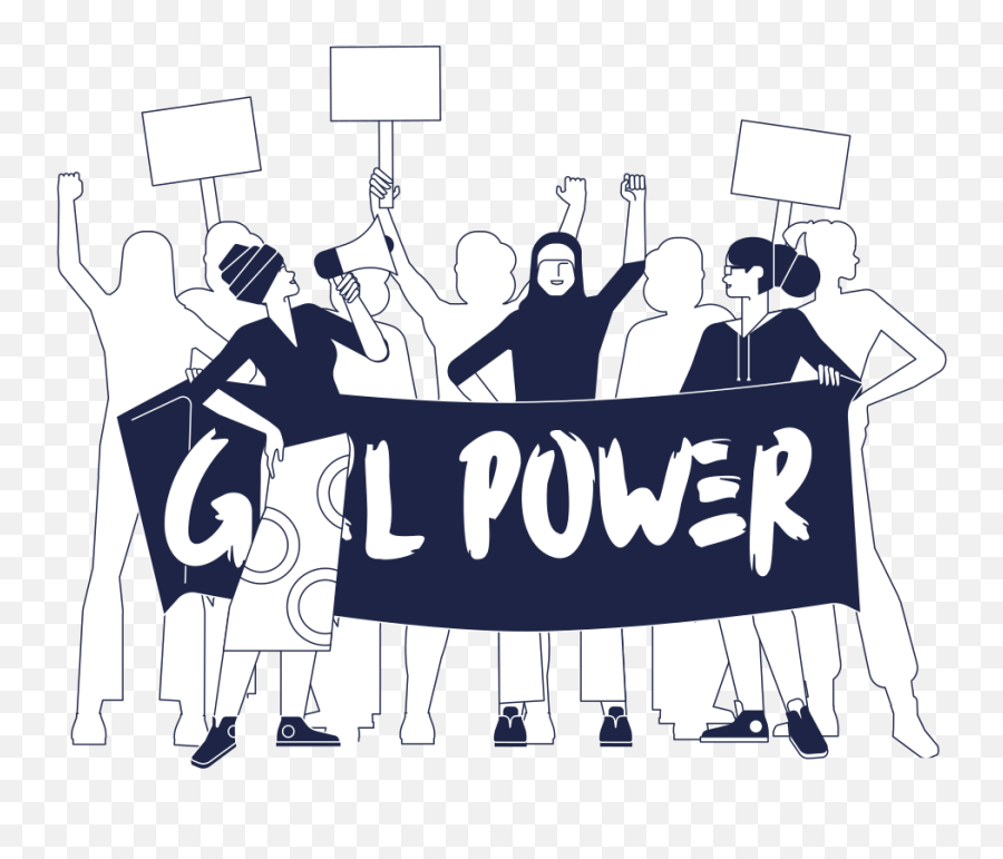 Style Girl Power Images In Png And Svg Icons8 Illustrations Emoji,Protesting Clipart