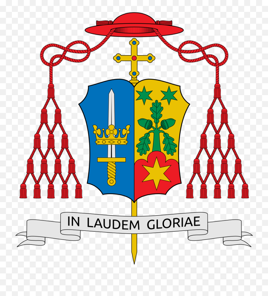 St Louis Cardinals Svg - Archbishop Bernard Longley Coat Of Arms Emoji,Cardinal Clipart