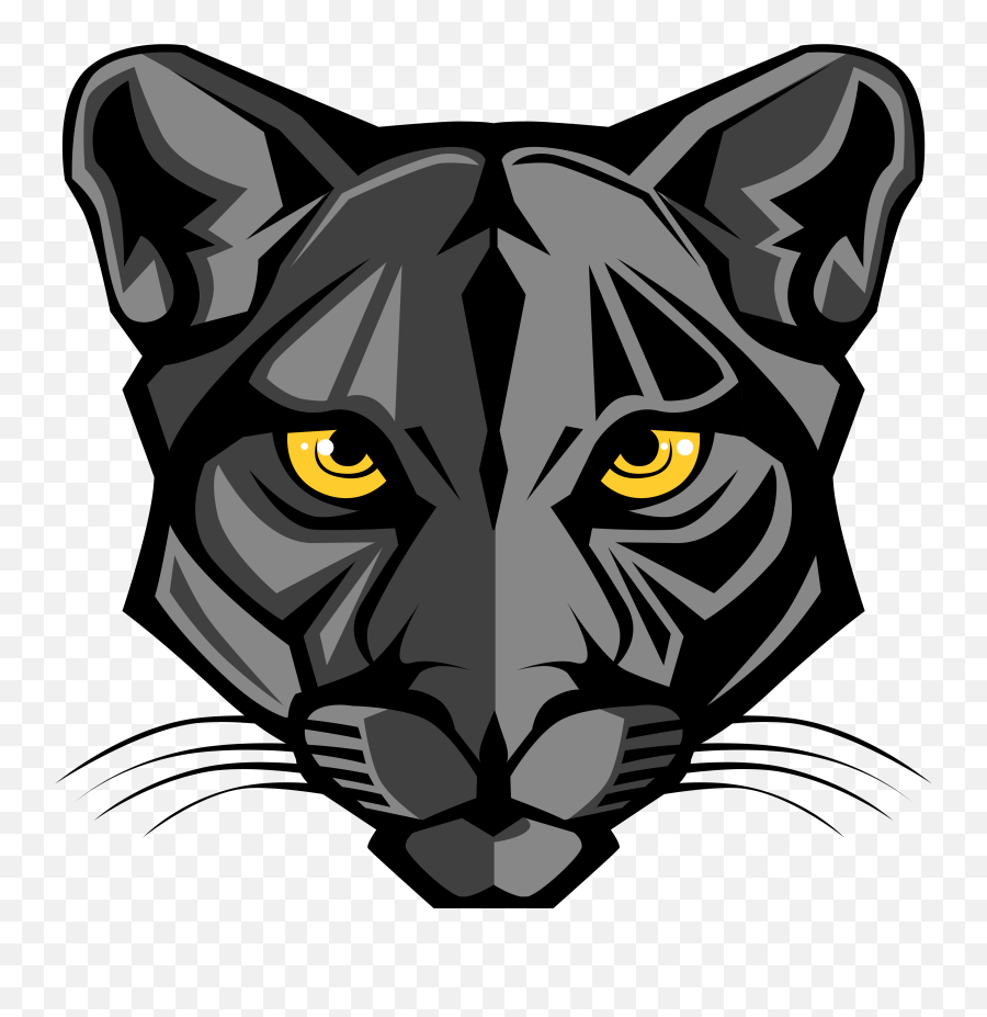 Pin By Geri Kerber On Painting Panthers Animal Sketches - Black Panther Animal Faceclipart Emoji,Black Panther Logo