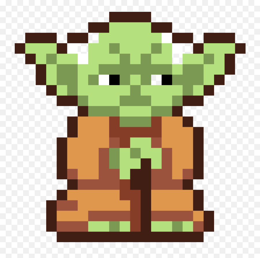 Yoda - Pixilart Yoda Emoji,Yoda Png