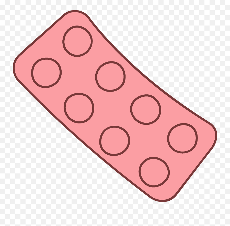Blister Pack Of Pills Clipart - Png Clipart Pink Pills Png Emoji,Pill Clipart