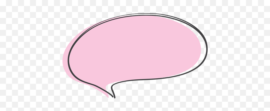 Pink Cartoon Comic Speech Doodle - Transparent Png U0026 Svg Doodle Speech Bubble Png Emoji,Transparent Color