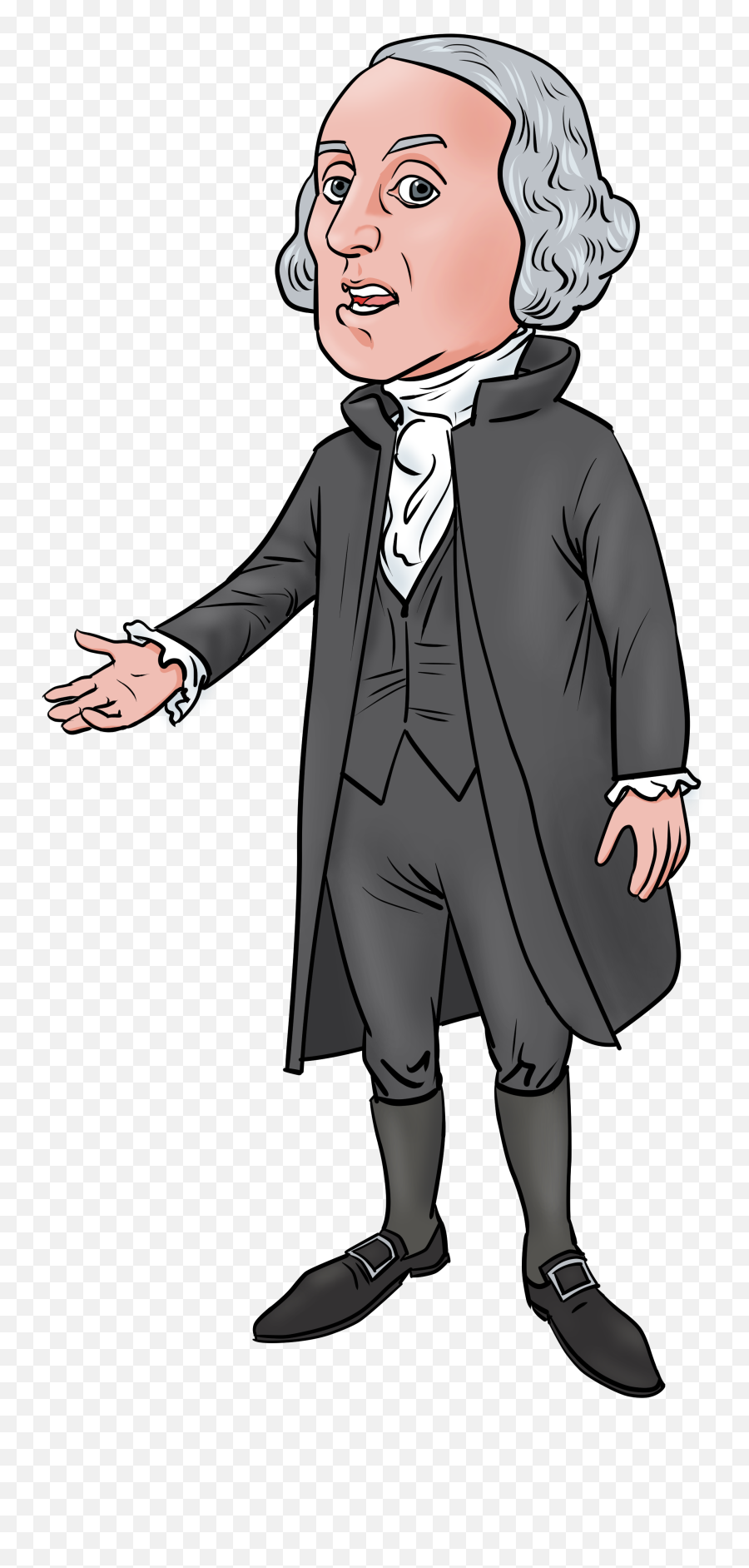 George Washington Png Download Image - Transparent George Washington Cartoon Emoji,George Washington Clipart