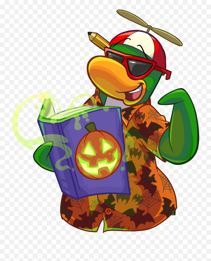 Club Penguin Halloween Png - Club Penguin En Halloween Emoji,Halloween Png