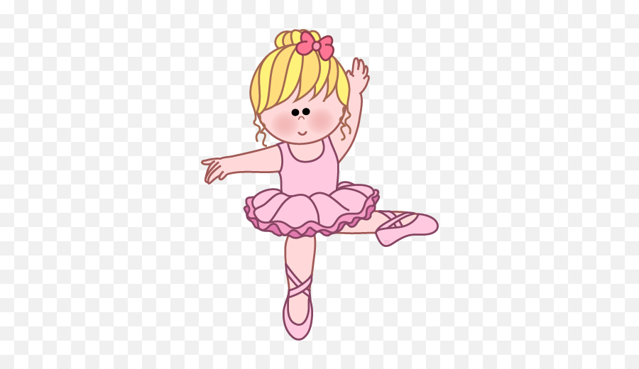 Clip Art Girl Dancing - Cute Ballerina Clipart Emoji,Dance Clipart